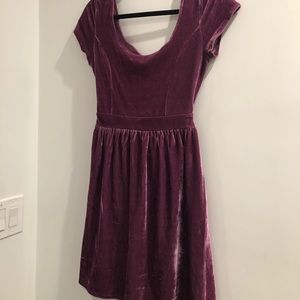 ❄️KIMCHI BLUE❄️ purple velour dress